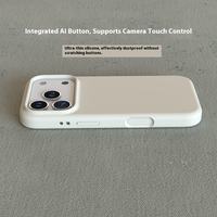Étui magnétique écologique pour iPhone 17 17 Air Pro Max – Coque de téléphone en silicone liquide minimaliste, confortable et personnalisable