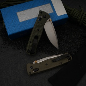 มีดพับ BMBugout DIY สำหรับการเอาชีวิตรอดกลางแจ้งและการตั้งแคมป์ รุ่น BM535 ใบมีดเหล็ก S30V ด้ามจับทำจากไนลอนและไฟเบอร์กลาส ปลายมีดแบบ Spear Point ขนาด 19 ซม. รับผลิตแบบ OEM ปรับแต่งได้ - Product Image 4