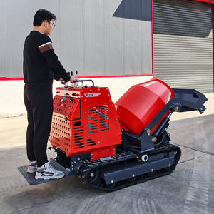 Spedizione gratuita Mini betoniera leggera capacità con motore diesel KUBOTA caricatore autocaricante per la vendita - Product Image 6