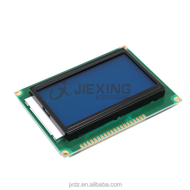 128*64 Graphic Matrix LCD 12864 LCM Display Module STN Blue Backlight White Character 5V 128X64 LCD Module For Arduino