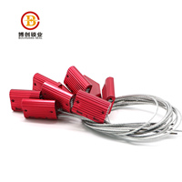 Sellos de Seguridad para Cables BCC202, Sellos de Plomo, Sello Metálico Cuadrado para Contenedores, Cable de Seguridad para Camiones
