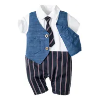 लड़के के संगठन बच्चे लड़कों के कपड़े सेट पहला जन्मदिन औपचारिक सूट 0 3 6 9 12 महीने नवजात बच्चे को कपड़े लड़का