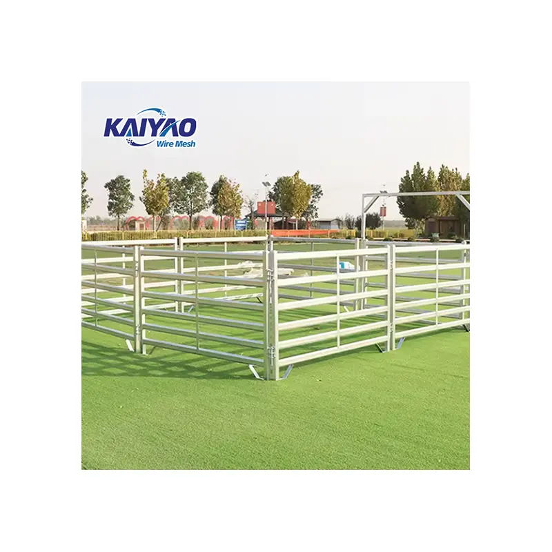 Hot-Dip Galvanized Security Sheep Panels PVC Coated Metal Horse Cow Fence Farm Fence Post Caps Available for Sale