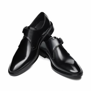 Zapatos Oxford Formales e Informales de Cuero Genuino para Hombre, de Alta Calidad, Talla Grande, con Punta Cuadrada, Impermeables y Transpirables - Product Image 1