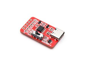 Makerfabs ESP32 Programmierer USB2UART CH340K Basierend auf CH340K USB-zu-UART-Konverter Dual-Port 3,3V/5V Stromschalter - Product Image 6