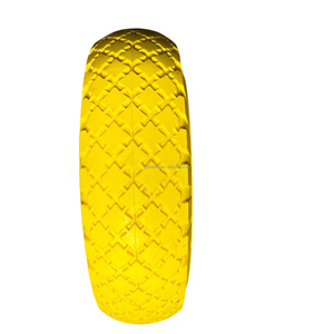 Rueda de espuma de poliuretano de 10 pulgadas 3.00-4, neumático antipinchazos para carretilla, ruedas con rodamientos de bolas, nueva, venta al por menor - Product Image 5