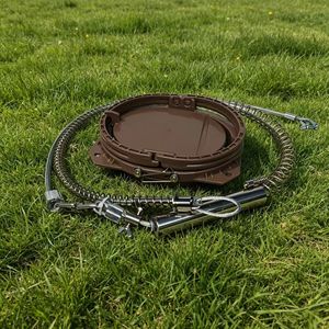 <span class=keywords><strong>Trampa</strong></span> de caza para jabalí, <span class=keywords><strong>trampa</strong></span> de resorte de acero, cuerda de alambre de 4 mm, tuercas de repuesto de estado sólido, accesorio agrícola, <span class=keywords><strong>trampa</strong></span> duradera para zorros - Product Image 2