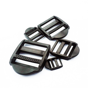 Boucle coulissante en plastique pour sacs et sangles, durable, résistante à l'usure, fermeture à pression à quatre positions, couleur unie J7 003 - Product Image 2