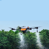 Pulvérisation agricole multifonctionnelle de la Chine HD580 UAV ferme prix de pulvérisation agricole moteur sans brosse RTK capacité de cargaison UAV