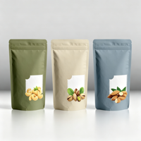 Sachet d'emballage alimentaire transparent en aluminium pour snacks, noix, fruits de mer séchés et bonbons
