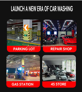 Laveuse à pression entièrement automatique de type portique Tunnel de machine de lavage de voiture avec fonction moussante Lavage de voiture à brosse automatisé - Product Image 4