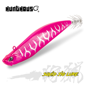 Anzuelos de Pesca Luminosos de 110 mm y 30 g, Señuelos de Camarón, Anzuelo para Calamar, 8 Colores, Señuelo de Camarón, Anzuelo para Pulpo con Plomos de Pesca - Product Image 1