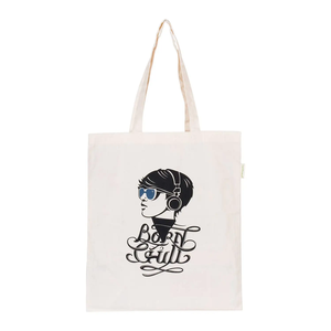 High Quality <b>Waterproof</b> Cotton Canvas Tote <b>Bag</b> Supermarket Gift <b>Bag</b> Custom Logo Foldable Reusable <b>Drawstring</b> Closure Medium - Product Image 2