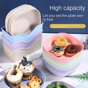 Multifunctional Household Desktop Storage Tray Living Room Base Bone Spitting Dish Garbage Tray Dining Table Disposable Plates - Product Image 2