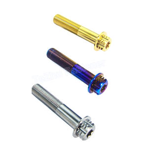 1 Uds perno de titanio <span class=keywords><strong>M12</strong></span> <span class=keywords><strong>X</strong></span> 40/60/120mm 1,25 reparación de motocicletas tornillo de modificación <span class=keywords><strong>tornillos</strong></span> de amortiguación de vibraciones - Product Image 3