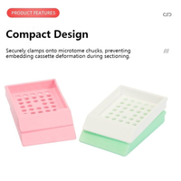 Cassette de fixation de tissus IKEME pour histologie de routine, préparation de diapositives IHC, cassette de laboratoire résistante aux produits chimiques en POM, étiqueteuse, imprimante à codes-barres
