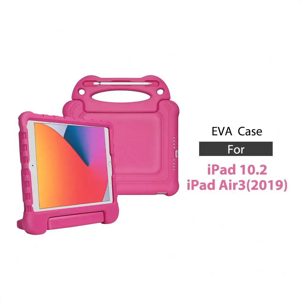 Funda Eva para tableta para Ipad 10,2 Air3, soporte de espuma, soporte de dibujos animados, Fundas protectoras para niños, funda Mini 1 2 3 4 5