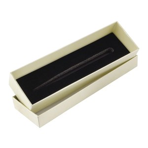 Boîte à stylos en carton ivoire avec insert noir pour le rangement et la présentation des stylos à bille - Product Image 2
