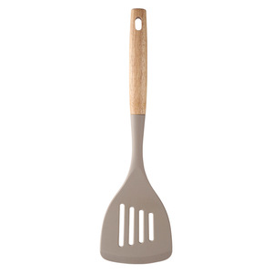 Spatule à fentes en silicone de qualité alimentaire pour la cuisson du poisson, ustensile de cuisine, spatule à œufs en silicone - Product Image 1