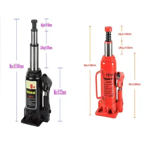 ALTERTOOL 3 Ton Enerpac Hollow Hydraulic Jack For Car Wash 2T Double Ram Bottle Jack TLD72-4
