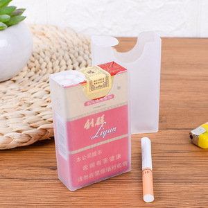 Plastic Cigarette Case Sleeve Transparent Rectangular <b>Soft</b> <b>Box</b> Cover Storage For Cigarettes Custom Wholesale - Product Image 2