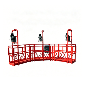 Plateforme suspendue à arc spécial pour éolienne, gondole électrique courbée pour la maintenance des tours de ventilateurs - Product Image 2