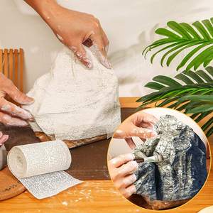 Macchina per fasciatura Pop dell'involucro della striscia di garza bianca del rotolo di panno di gesso del paesaggio della muffa di fabbricazione del corpo di arte di vendita calda - Product Image 6