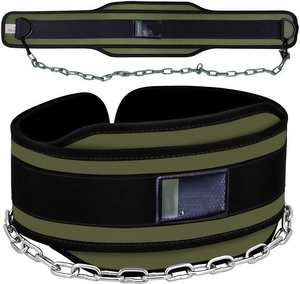Ceinture de musculation en néoprène personnalisée CZFIT avec chaîne en acier, design personnalisable, respirante et imperméable pour l'entraînement en salle de sport - Product Image 1