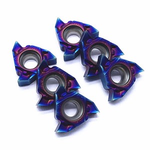 Chất Lượng Cao MMT16ER AG60-S MMT16IR AG60-S Nano Chủ Đề Màu Xanh Chèn Bê Tông <span class=keywords><strong>Carbide</strong></span> Blade CNC Công Cụ Lưỡi 16ER 16IR AG60 - Product Image 1