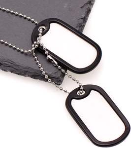 Diseño Único Barato Personalizado Metal Acero Inoxidable Estilo Fresco Colgante Colorido En Blanco Sublimación Etiqueta de Perro <span class=keywords><strong>Collar</strong></span> para Hombres - Product Image 6