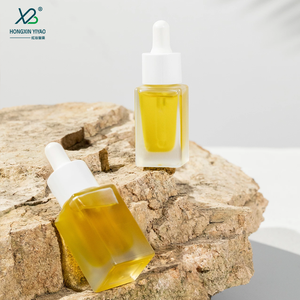 Vòng tròn màu trắng Trắng Đầu nhựa nhỏ giọt + 10 ml vuông chai thủy tinh trong suốt - Product Image 3