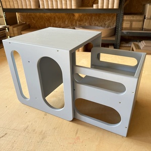 Ensemble <span class=keywords><strong>table</strong></span> et <span class=keywords><strong>chaise</strong></span> <span class=keywords><strong>Montessori</strong></span> pour le sevrage, <span class=keywords><strong>table</strong></span> de sevrage pour bébé, <span class=keywords><strong>cube</strong></span> <span class=keywords><strong>Montessori</strong></span>, <span class=keywords><strong>chaise</strong></span> en bois pour tout-petit, ensemble <span class=keywords><strong>table</strong></span> et <span class=keywords><strong>chaise</strong></span> - Product Image 2