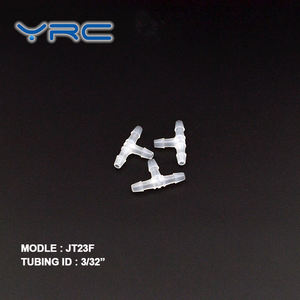 3/16\" PVDF Ozonbeständige 3-Wege-T-Form Kunststoff-Rohrverbindungen - Product Image 6