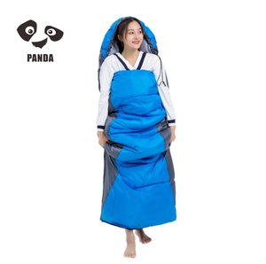 Saco de dormir de nailon ligero con forma de ganso de 3 estaciones de fábrica, poliéster ultraligero para acampar salvaje al aire libre grueso - Product Image 4