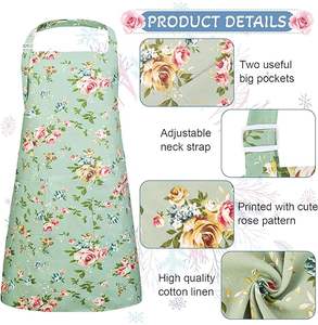 <span class=keywords><strong>Delantal</strong></span> floral <span class=keywords><strong>de</strong></span> talla grande para <span class=keywords><strong>mujer</strong></span>, <span class=keywords><strong>delantal</strong></span> <span class=keywords><strong>de</strong></span> <span class=keywords><strong>cocina</strong></span> ajustable, con 2 bolsillos para regalo <span class=keywords><strong>de</strong></span> <span class=keywords><strong>delantal</strong></span> floral <span class=keywords><strong>vintage</strong></span> - Product Image 5