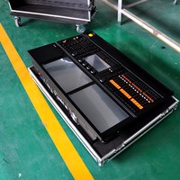 Consola de Iluminación Profesional para DJ YINUO, Controlador de Luces de Escenario, PC Fader Wing DMX 512, Control Remoto, 1 Año de Garantía