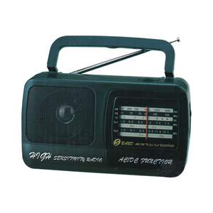 Radio portable vintage 5 bandes AM FM TV SW1 SW2, double alimentation AC/DC, haut-parleur intégré, pour usage domestique et extérieur, radio à réglage analogique - Product Image 1