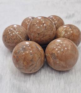 Boule de cristal de pierre de lune orange, directement de l'usine, pour la méditation, l'alignement des chakras, la guérison Reiki, disponible à l'exportation, prix compétitif - Product Image 4