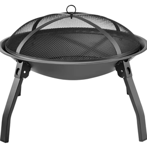 Brasero pliable en fer |   Sac de transport portable en acier pour <span class=keywords><strong>foyer</strong></span> <span class=keywords><strong>extérieur</strong></span>, avec <span class=keywords><strong>pare</strong></span>-<span class=keywords><strong>étincelle</strong></span>s, pique-<span class=keywords><strong>foyer</strong></span>, barbecue, support à bûches, marque EJ, pour 2-3 personnes - Product Image 1