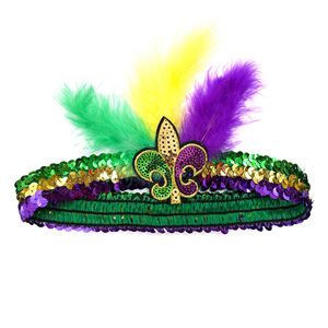 Yi Xiaoyi <b>Mardi</b> <b>Gras</b> <b>Costume</b> Set Adult Unisex Sequined Hat Tutu Socks Beads Sunglasses Party Accessories - Product Image 2