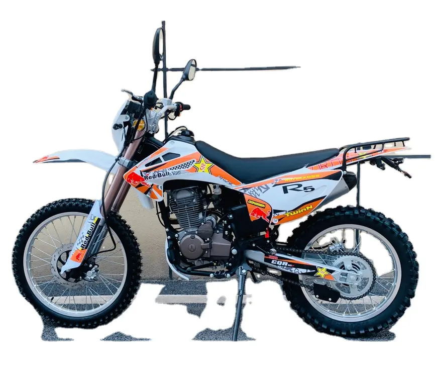 kew mini Double Disc Brake 4 strokes Powerful engine motocicletas Dirt bike 250cc enduro motorcycle 250cc