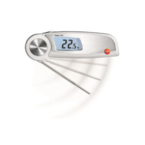Termómetro de Sonda para Alimentos Testo 104 Plegable, Resistente al Agua y al Polvo, con Pantalla Retroiluminada - Product Image 5