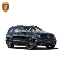 Bra-B Style Kit de carrosserie en Fiber de carbone sec pour Mercedes Benz GLS X166 diffuseur arrière aile de coffre pare-chocs avant lèvre roue sourcil Bodykit