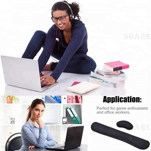 Prezzo di fabbrica all'ingrosso poggiapolsi per tastiera del <span class=keywords><strong>Computer</strong></span> e supporto per tappetino per Mouse <span class=keywords><strong>Set</strong></span> di Memory Foam ideale per il gioco dell'ufficio di lavoro - Product Image 2