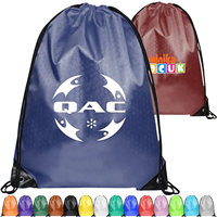 Vente en gros bon marché Sac à dos à cordon personnalisé avec impression promotionnelle Sac à dos en nylon polyester 210D avec logo personnalisé