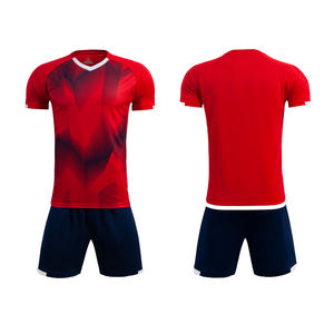 थोक उच्च गुणवत्ता वाली सॉकर टीम वियर फुटबॉल जर्सी पूर्ण सेट पेशेवर कस्टम सब्लिमेटेड पुरुष सॉकर जर्सी वर्दी - Product Image 3