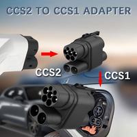 Nuevo Adaptador de Carga CCS2 DC para Vehículos Eléctricos con Carga Rápida y Tecnología de Transferencia de Energía Segura y Robusta