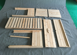 Lit <span class=keywords><strong>surélevé</strong></span> d'extérieur <span class=keywords><strong>en</strong></span> <span class=keywords><strong>bois</strong></span> de cèdre, légumes de décoration pour jardin - Product Image 4