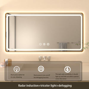 <span class=keywords><strong>Espejo</strong></span> de <span class=keywords><strong>Baño</strong></span> Inteligente <span class=keywords><strong>con</strong></span> Iluminación LED Rectangular Moderna Personalizada, <span class=keywords><strong>Espejo</strong></span> <span class=keywords><strong>con</strong></span> Retroiluminación, <span class=keywords><strong>Espejo</strong></span> LED para Gimnasio - Product Image 2