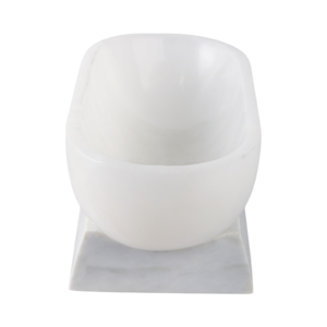 Ciotola decorativa in marmo alabastro per centrotavola da caffè, decorazione per casa e ufficio - Product Image 3
